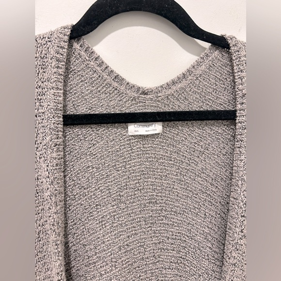Aritzia Community Iconic Cape Oversized Cotton Blend Knitted Cardigan size XS/S - Picture 3 of 8